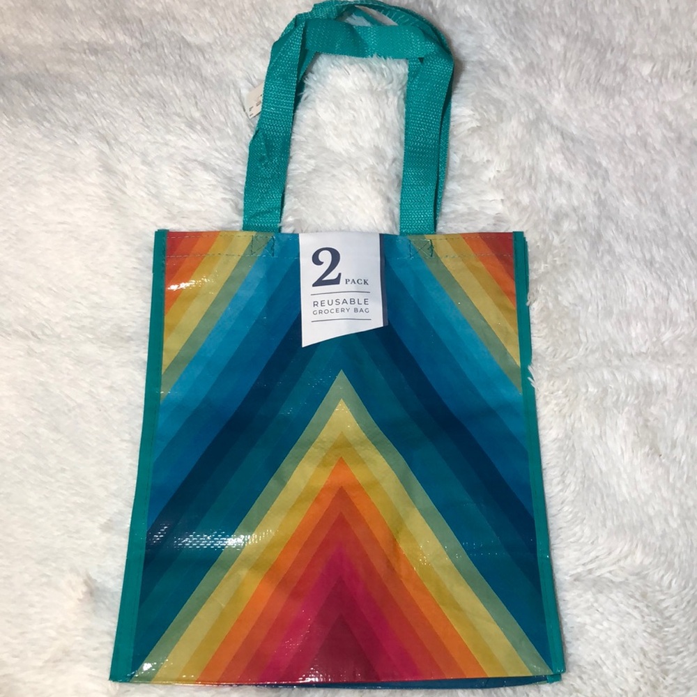 Reusable Grocery Bags 2 Pack 🌈 Homegoods NWT